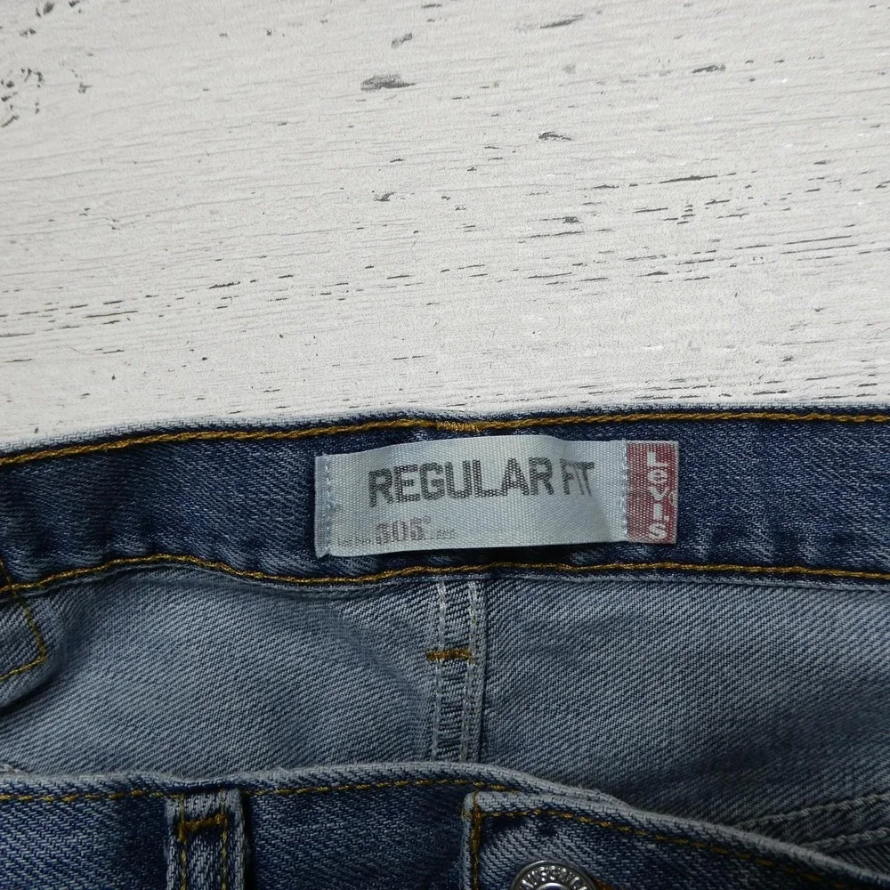 VINTAGE Levis 505 Jeans‎ Mens 32x30 Blue Denim Regular Fit Straight Leg Classic